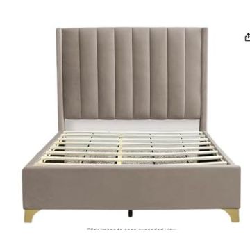 Comfort Bedding Taupe Soho Bed