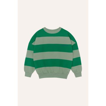 The Campamento GREEN STRIPES SWEATSHIRT