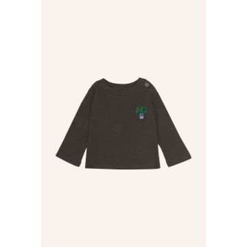 The Campamento TREE EMBROIDERY BABY TSHIRT Grey