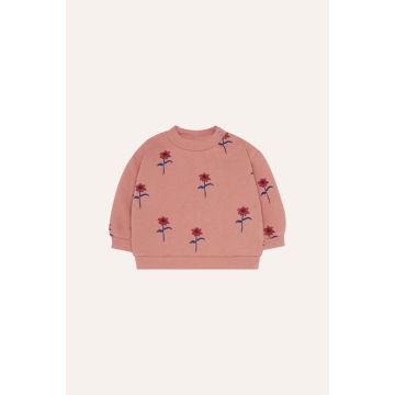 The Campamento FLOWERS PINK BABY SWEATSHIRT