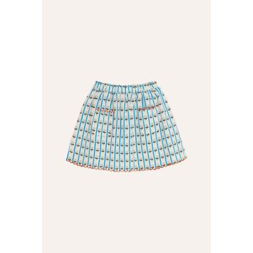The Campamento FLOWERS KIDS SKIRT Ecru