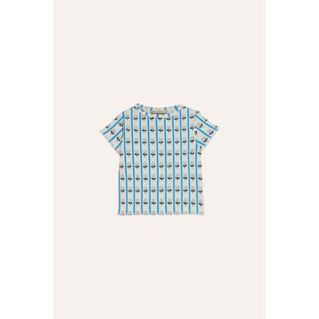The Campamento FLOWERS BABY RIB TSHIRT Ecru