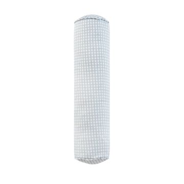 Kipp Gingham Bolster Pillow Blue