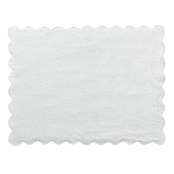 Kipp Bud Blanket And Throw Pillow Blue