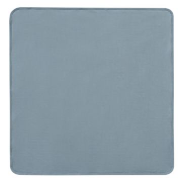 Kipp Embroidered Blanket Blue