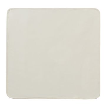 Kipp Embroidered Scalloped Blanket White