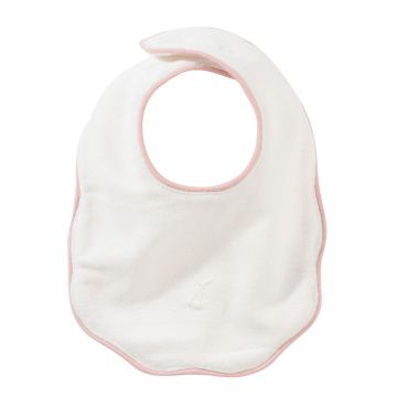 Kipp Baby Pink Scallop Terry Bib