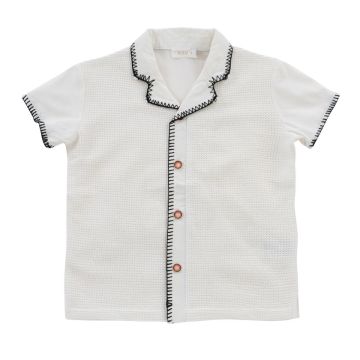 Kipp White Aiden Crochet Top