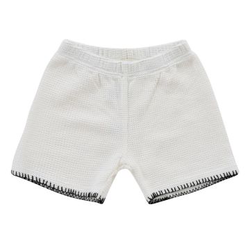 Kipp White Aiden Crochet Shorts