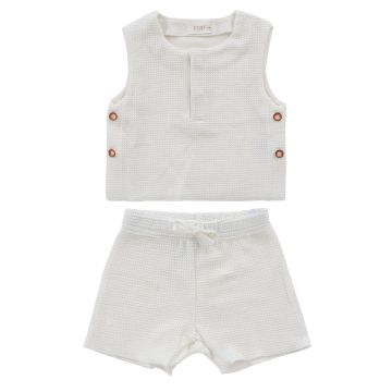 Kipp White Aiden Crochet Set