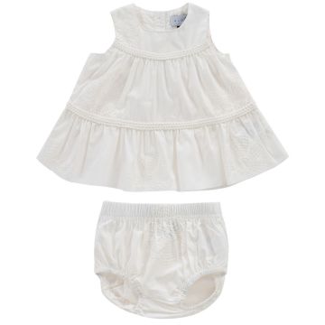 Klai White Applique Set 