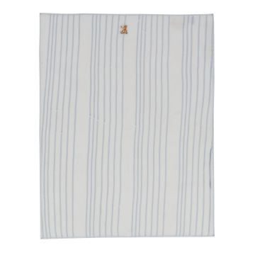 Kipp Baby Blue Stripe Teddy Padded Blanket