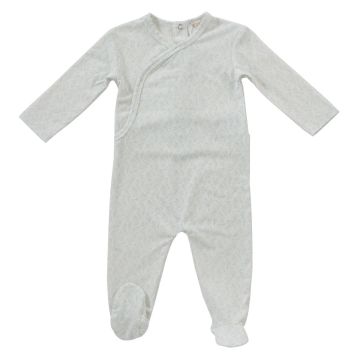 Kipp Baby White Blue Tulip Romper