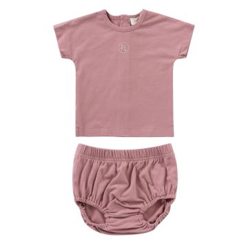 Kipp Baby Pink Logo Short Set