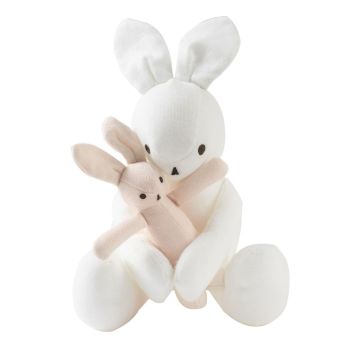 Kipp Baby Stone Pointelle Knit Hug Bunny