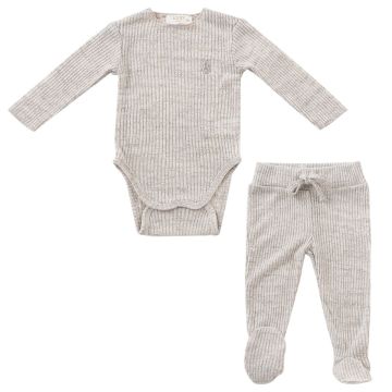 Kipp Baby Natural Slub Knit 2PC Set