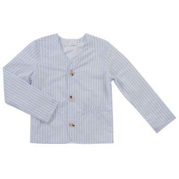 Kipp Light Blue Lucas Stripe Blazer