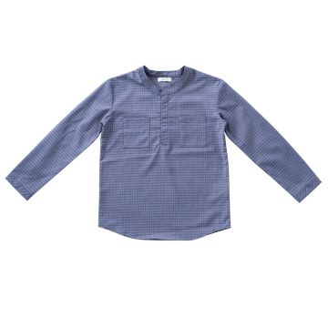 Kipp Blue Nathan Plaid Shirt