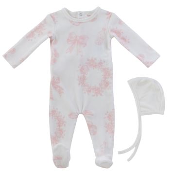 Kipp Baby Petit Toile Romper+Bonnet Set