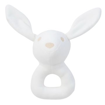 Kipp Baby Petit Toile Bunny Rattle Toy