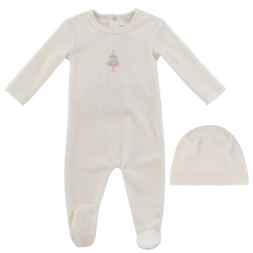 Kipp Baby Party Cake Romper+Hat Set
