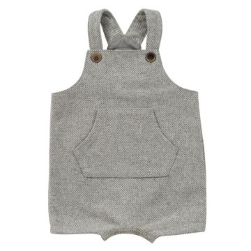 Kipp Grey Carter Short Overalls