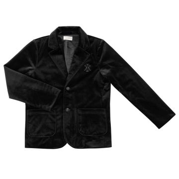 Kipp Black Ziv Velvet Blazer