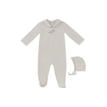 Kipp Baby Magical Meadow Collar Footie + Hat