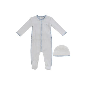 Kipp Baby Bunny Rib Footie + Hat