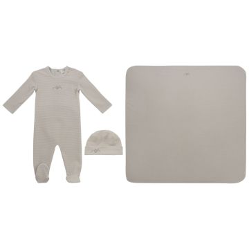 Kipp Baby Carrera Pinstripe Footie 3PC Set