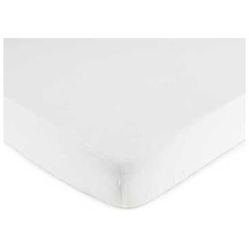 C & L Linens White Porta Crib Sheet
