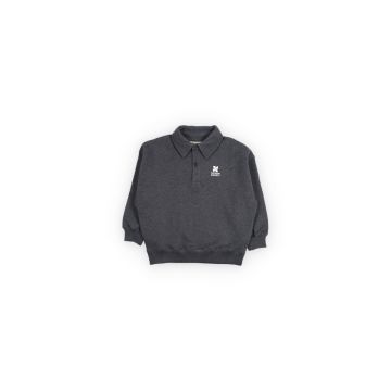 The New Society TNS Logo Special Polo Galactic Grey Melange