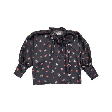 Christina Rhode 4444 Black Floral Top