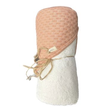 Cream Bebe Antique Rose Towel