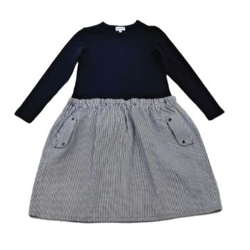 Bopop Pinstripe Collection LS Dress