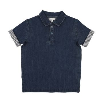 Bopop Pinstripe Collection Boys Polo