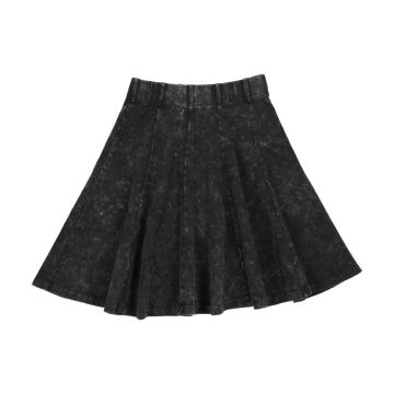 Bopop Denim Panel Skirt