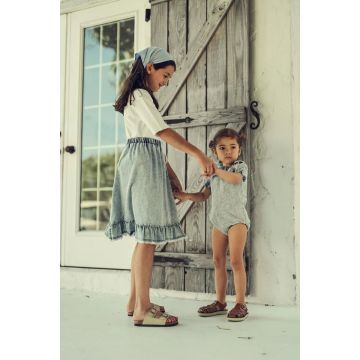 Teela Structure Denim Baby Girl Stonewash
