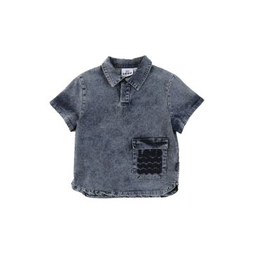 Loud Apparel Onda Shirt Mid Blue