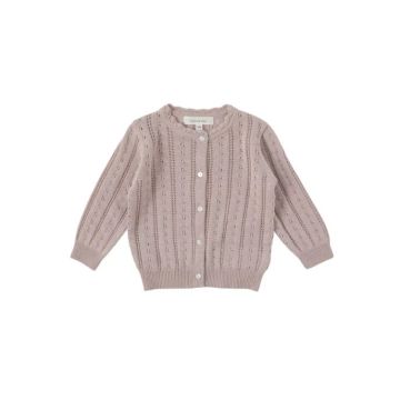 Bene Bene Flutter Eyelet Knit Cardigan