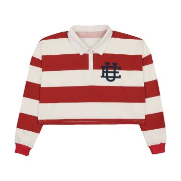 Urban Edge Red Striped Rugby tee