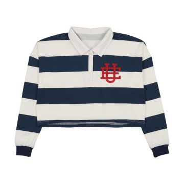 Urban Edge Navy Striped Rugby Tee