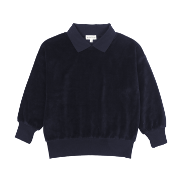 Bopop Velour LS Polo
