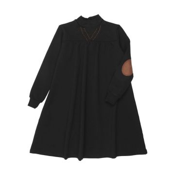Bopop Suede Patch Dress