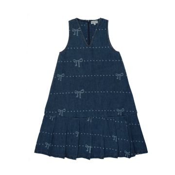 Bopop Denim Bow Jumper