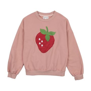 Bopop Pink Strawberry Sweatshirt