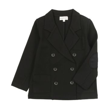 Bopop Black Boys Double Breasted Jacket