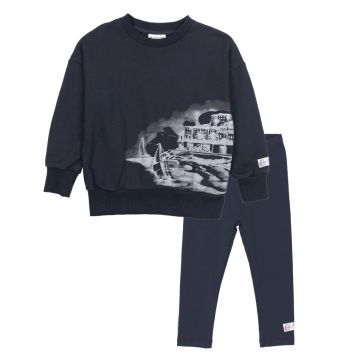 Bopop Navy Sailboat Set