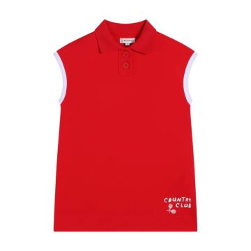 Limonana Varsity Dress Red