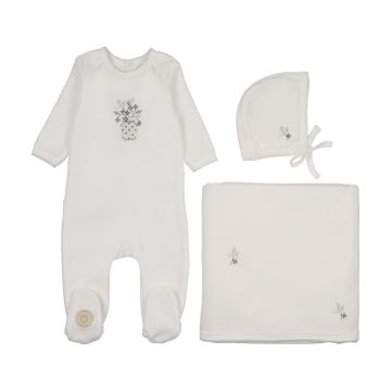 Mon Tresor Vase and Vine Layette Set